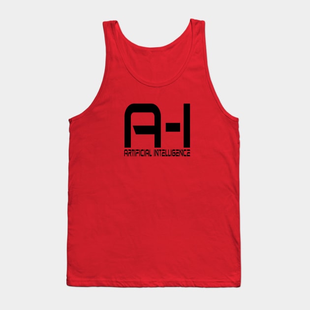 AI Artificial Intelligence Science Fiction Tank Top by PlanetMonkey
